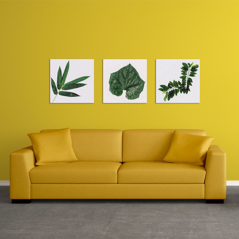 Aspen Slim Black Fabric Frames - Wall Mounted 3 Pack (19MM SEG Extrusion) — Graphic Package / 22 In Width x 22 In Height